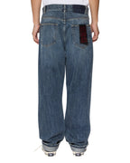 MENS ANTI K SELVEDGE ARTIST BLUE DENIM JEANS