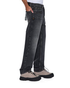 MENS ANTI K VILLAIN GREY DENIM JEANS