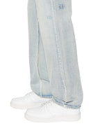 Mens Anti K Legacy Blue Relaxed Denim Jeans - Denim
