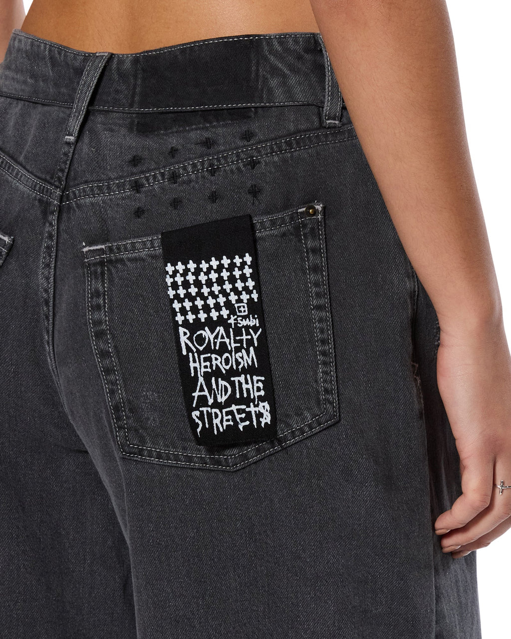 WOMENS BAGGY JEAN SHADE DENIM JEANS