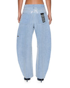 WOMENS BARREL JEAN SEQUIN SPIRIT SPARK DENIM JEANS