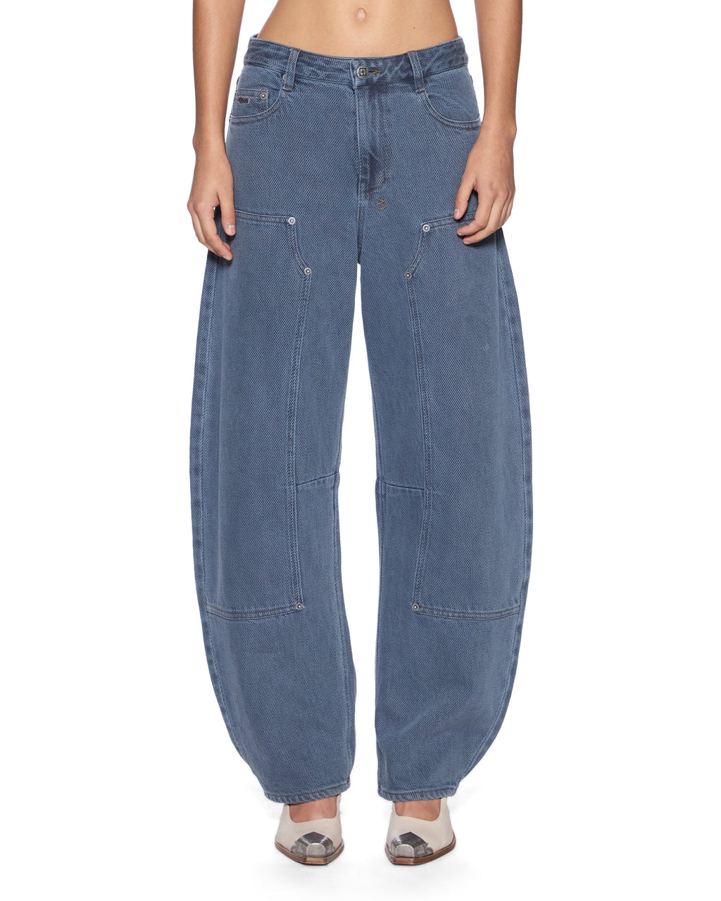 WOMENS BARREL JEAN CARPENTER MIRAGE DENIM JEANS