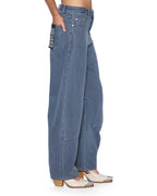 WOMENS BARREL JEAN CARPENTER MIRAGE DENIM JEANS