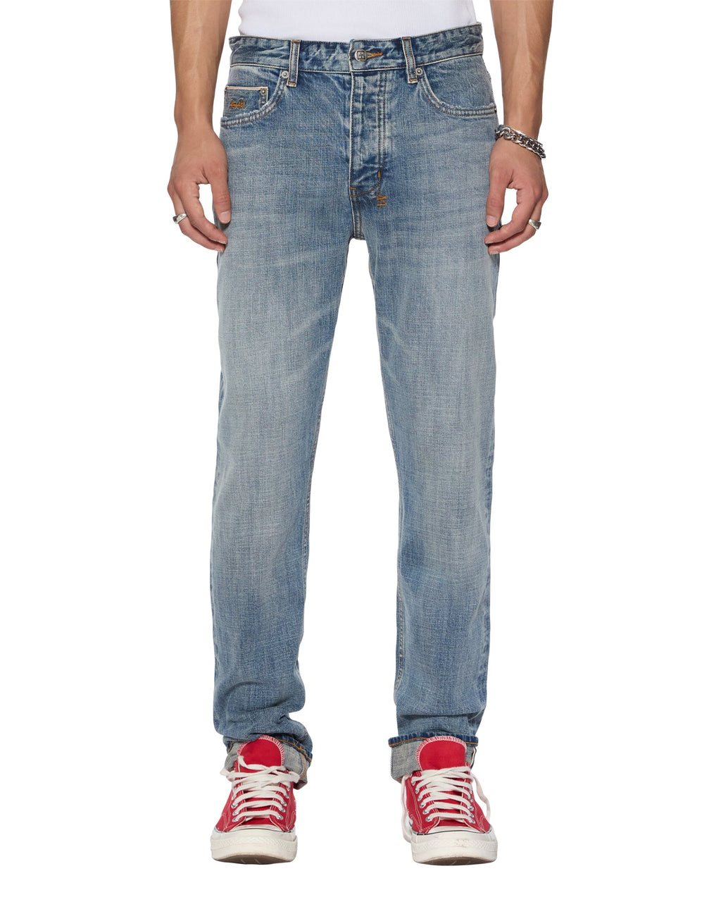 MENS CHITCH SELVEDGE BLUE MOON DENIM JEANS