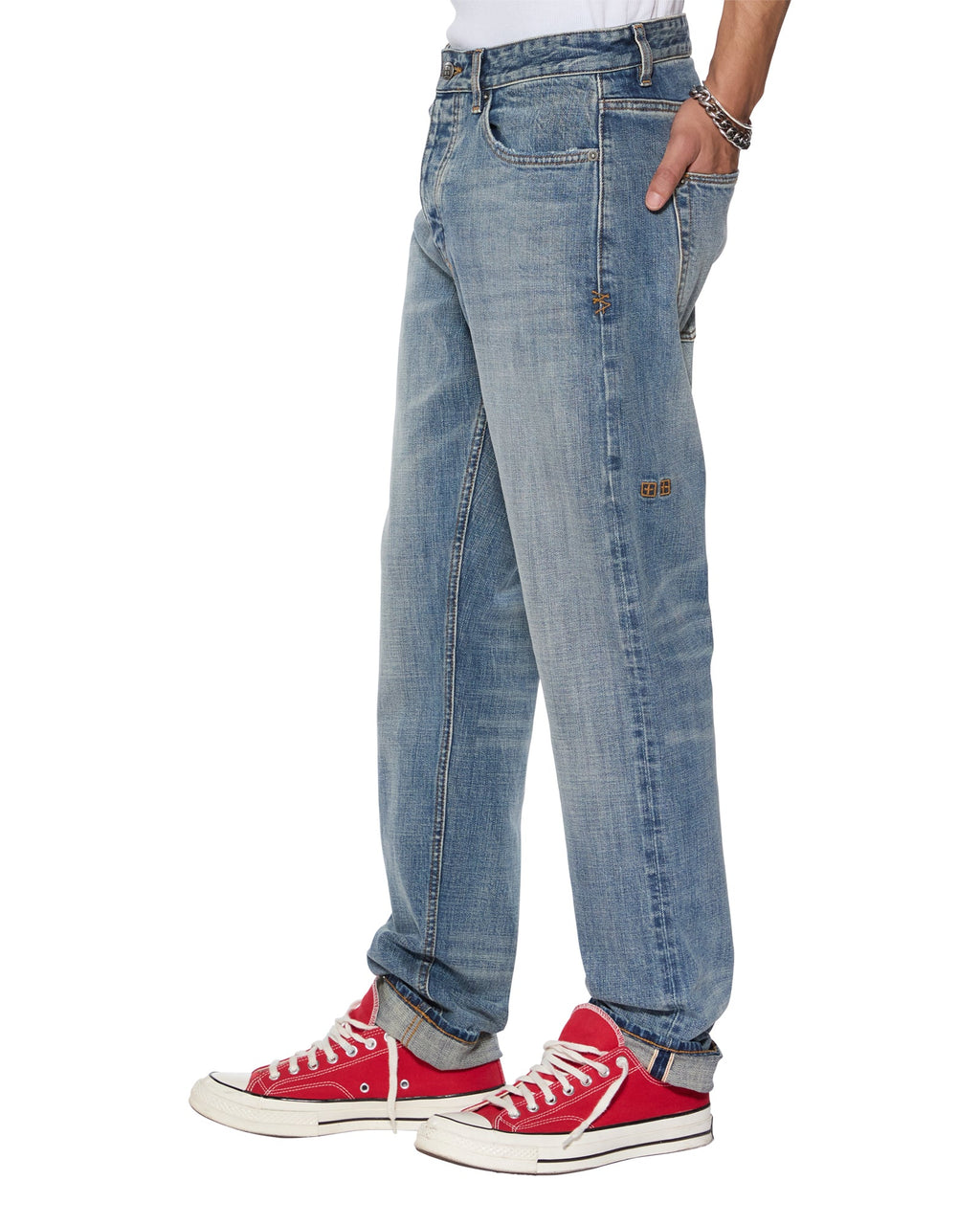 MENS CHITCH SELVEDGE BLUE MOON DENIM JEANS