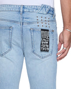 MENS CHITCH DUKE BLUE DENIM JEANS