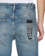 MENS CHITCH HENDRIX BLUE REPAIR DENIM JEANS