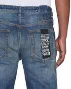 Mens Chitch K-dip Blue Sott Slim Denim Jeans - Denim