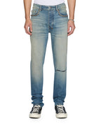 MENS CHITCH PORTLAND STUD TRASHED DENIM JEANS