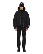 MENS CHITCH SELVEDGE RAW BLACK DENIM JEANS