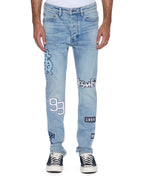 MENS CHITCH STRIKER PATCHED DENIM JEANS