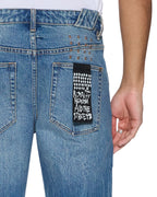 MENS CHITCH TEXAS BLUE DENIM JEANS