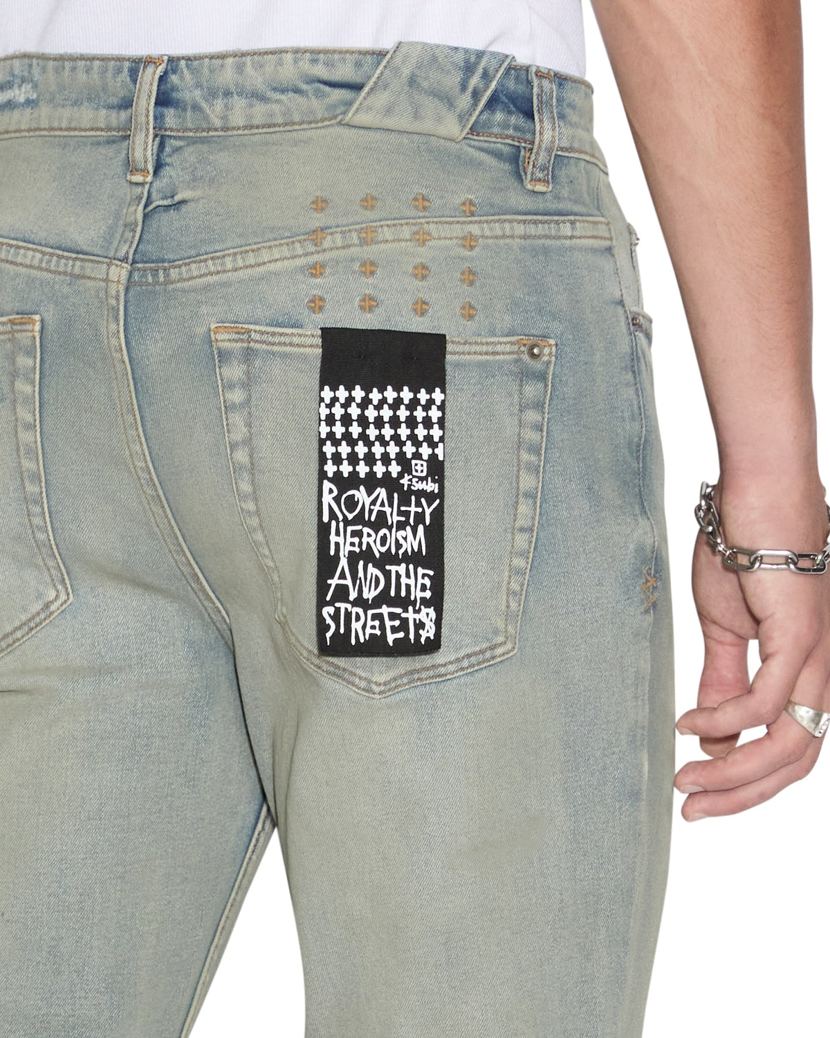 Mens Chitch Mechanik Slim Denim Jeans - Denim