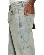 Mens Chitch Stagelight Studded Slim Denim Jeans - Denim
