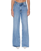 WOMENS STRIDER DETTACHED BELTED CHROMA DENIM JEANS