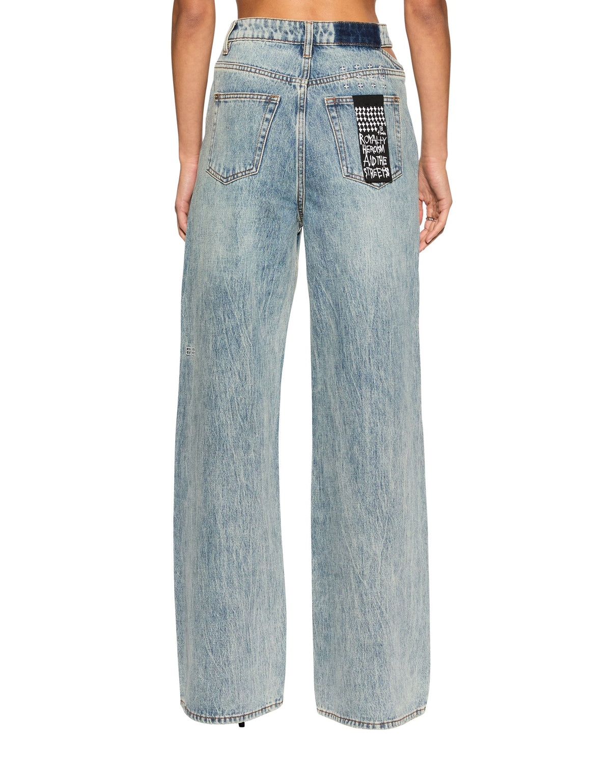 WOMENS DETACHED JEAN YOUTH DENIM JEANS