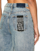 WOMENS DETACHED JEAN YOUTH DENIM JEANS
