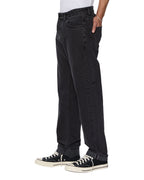 MENS HAZLOW SELVEDGE NY BLACK DENIM JEANS