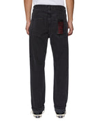 MENS HAZLOW SELVEDGE NY BLACK DENIM JEANS