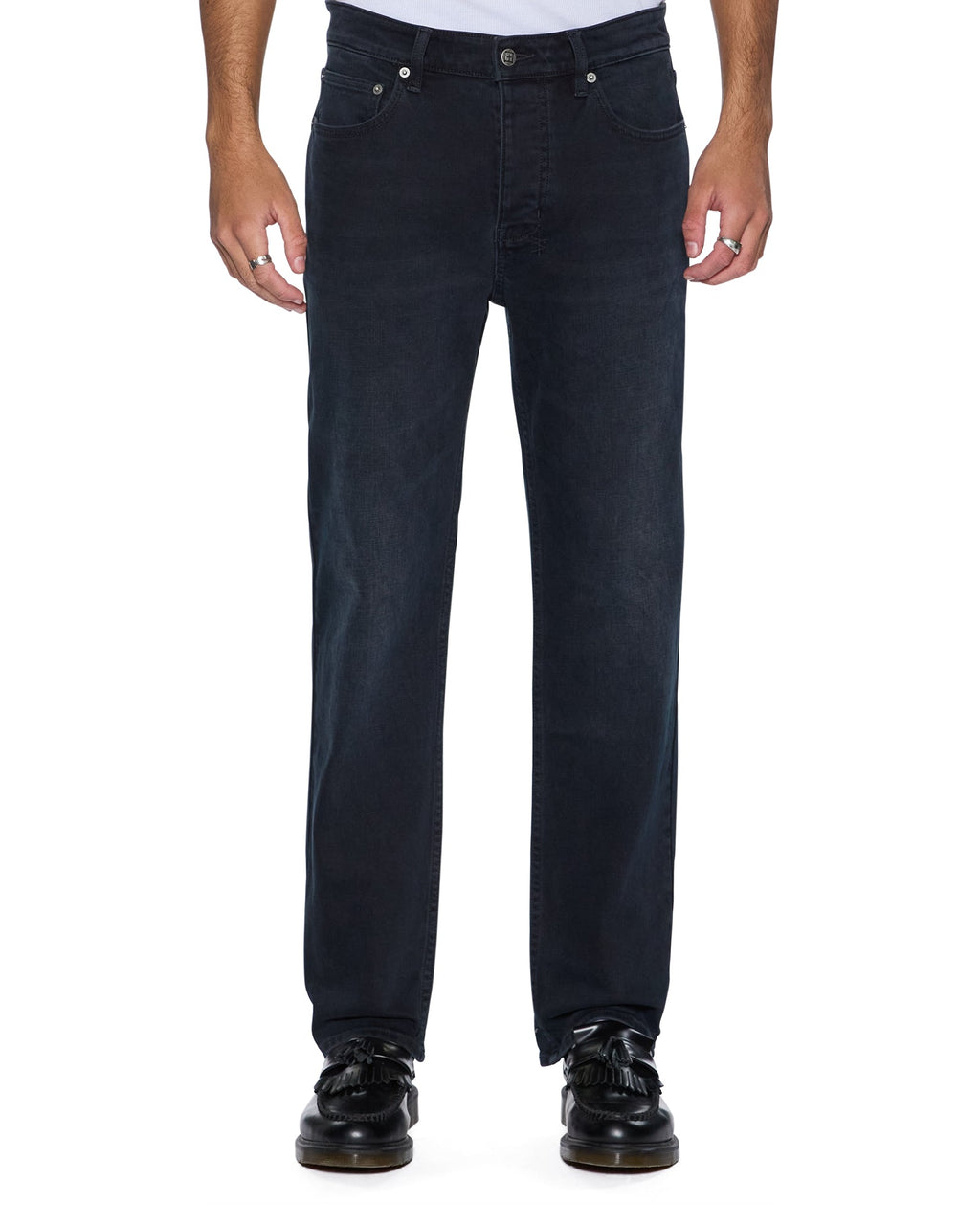 MENS HAZLOW RINSED RESIN DENIM JEANS