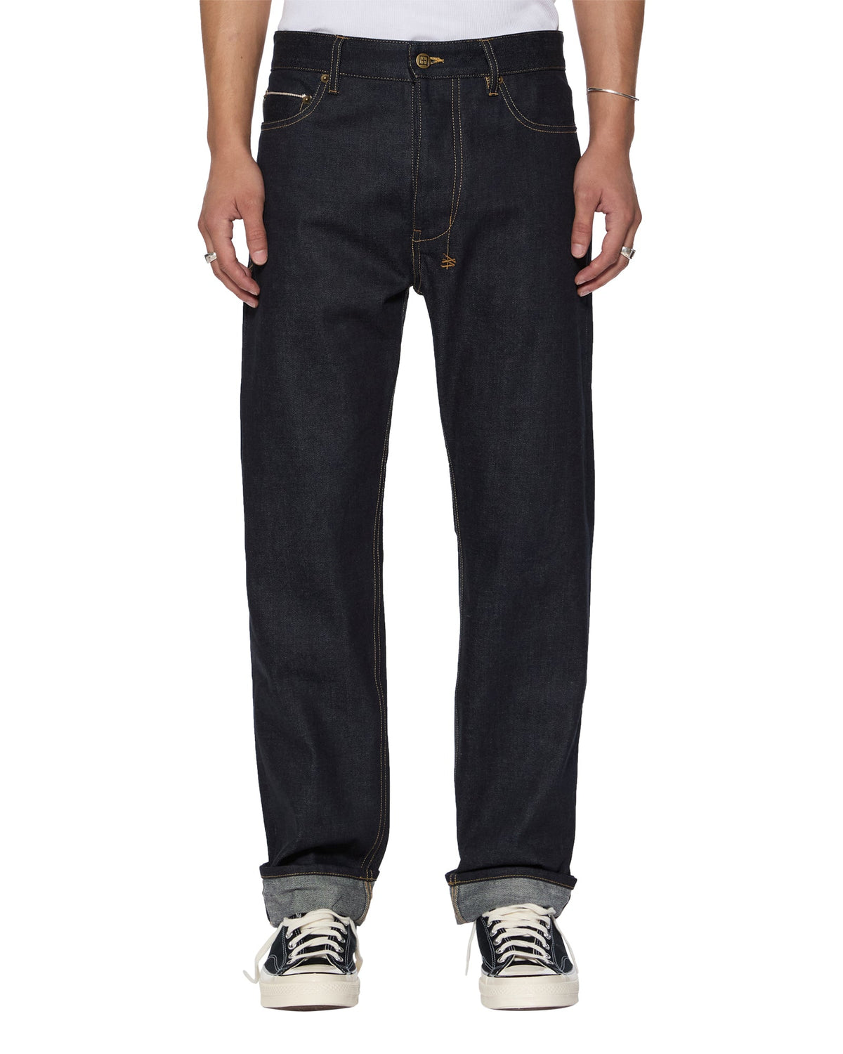 MENS HAZLOW SELVEDGE RAW DENIM JEANS