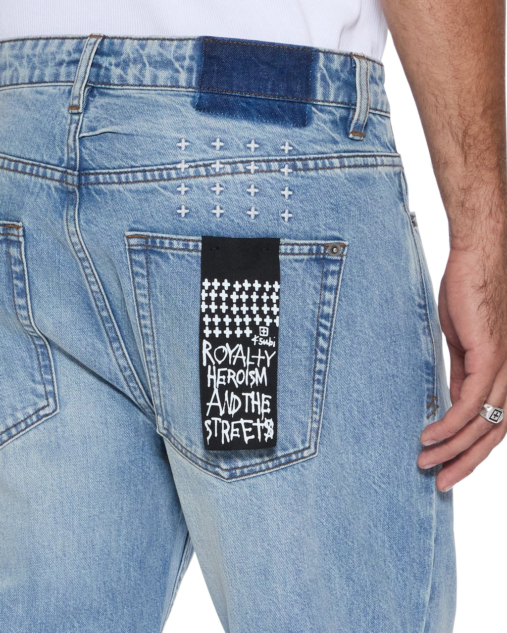 MENS HAZLOW STRIKER DENIM JEANS
