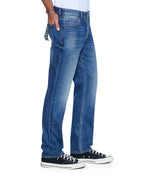 MENS HAZLOW VINTAGE BLUE DENIM JEANS