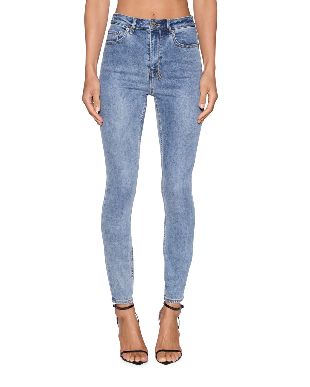 WOMENS HI N WASTED TRUE VINTAGE DENIM JEANS