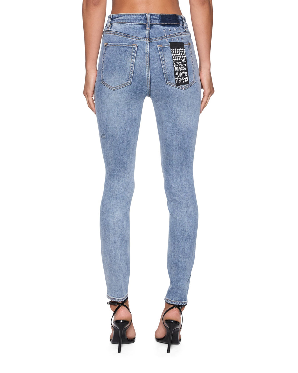 WOMENS HI N WASTED TRUE VINTAGE DENIM JEANS