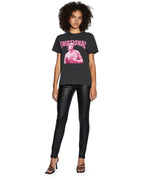 Womens Hi N Wasted Xtra Jet Black Wax Skinny Denim Jeans - Black