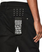 MENS HAZLOW BLACK JACK DENIM JEANS