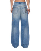 WOMENS KSUPER JEAN PAINTER BLUE DENIM JEANS