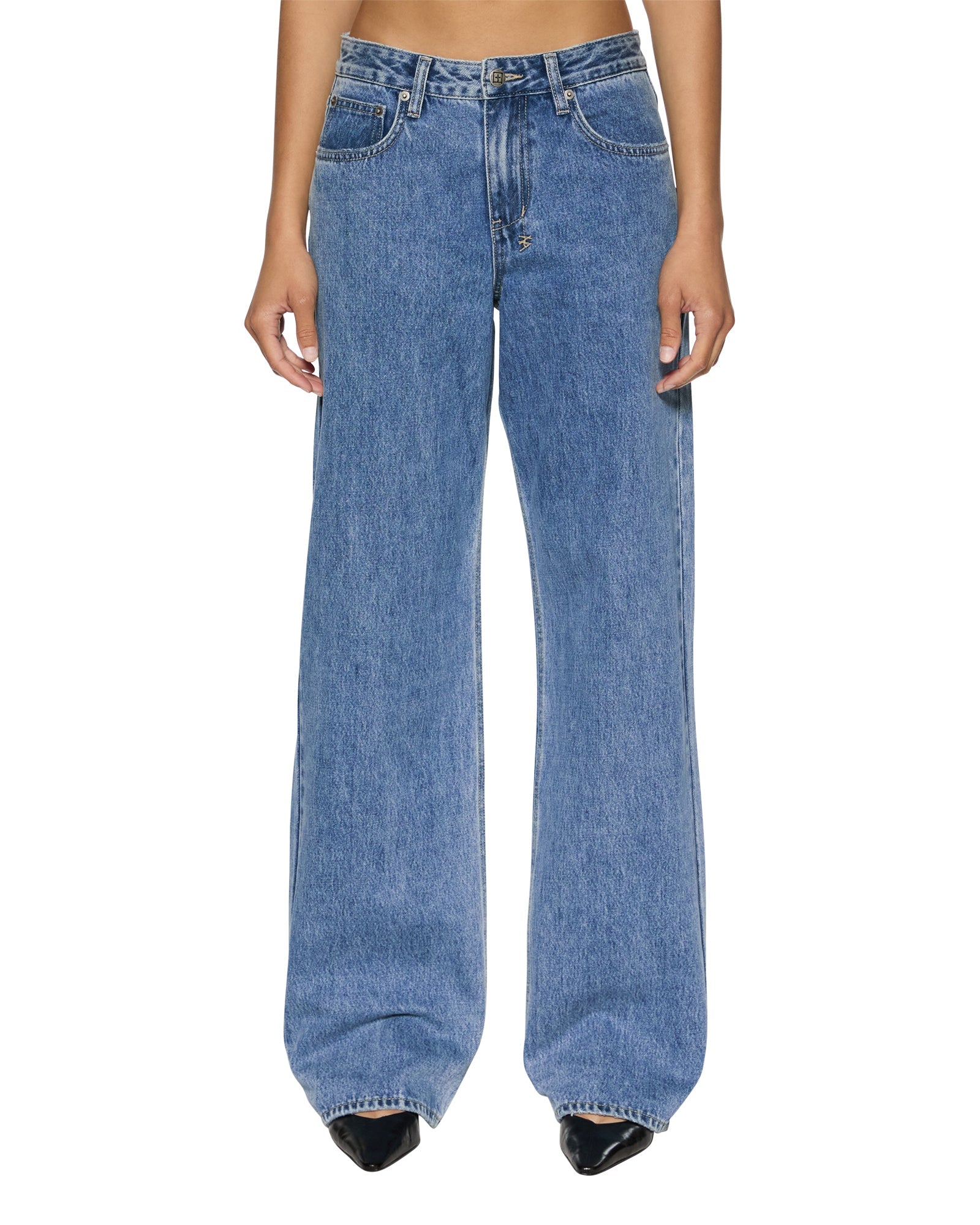 Womens Low Rider Heritage Baggy Denim Jeans | Ksubi ++