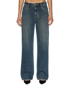 Womens Low Rider Sandstorm Baggy Denim Jeans - Denim