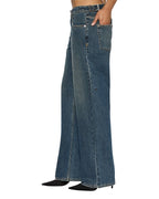 Womens Low Rider Sandstorm Baggy Denim Jeans - Denim