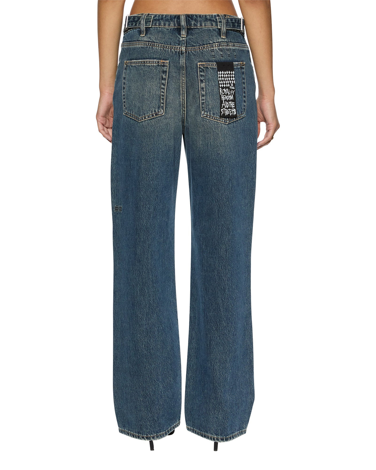Womens Low Rider Sandstorm Baggy Denim Jeans - Denim