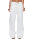 WOMENS LOW RIDER TRAK BLANC DENIM JEANS