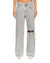 WOMENS  LOW RIDER DIME KRYSTAL TRASHED BAGGY DENIM JEANS