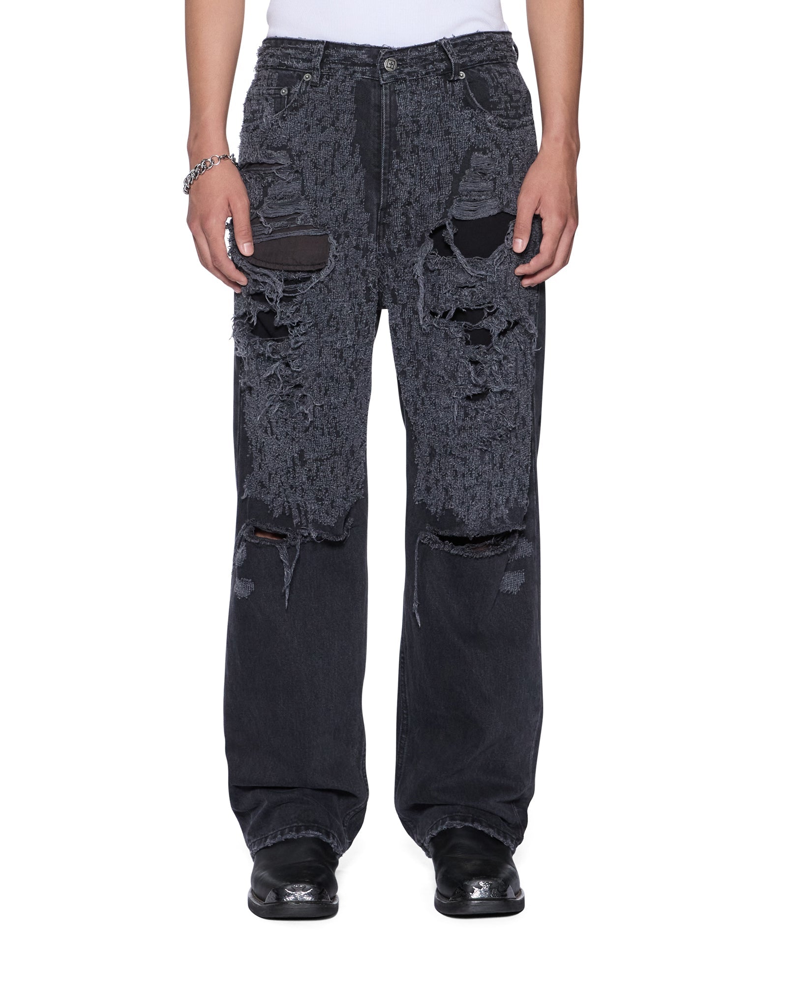 MAXX ASHER BLACK TRASHED