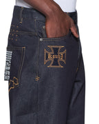 MENS MAXX RAW IDOLS DENIM JEANS
