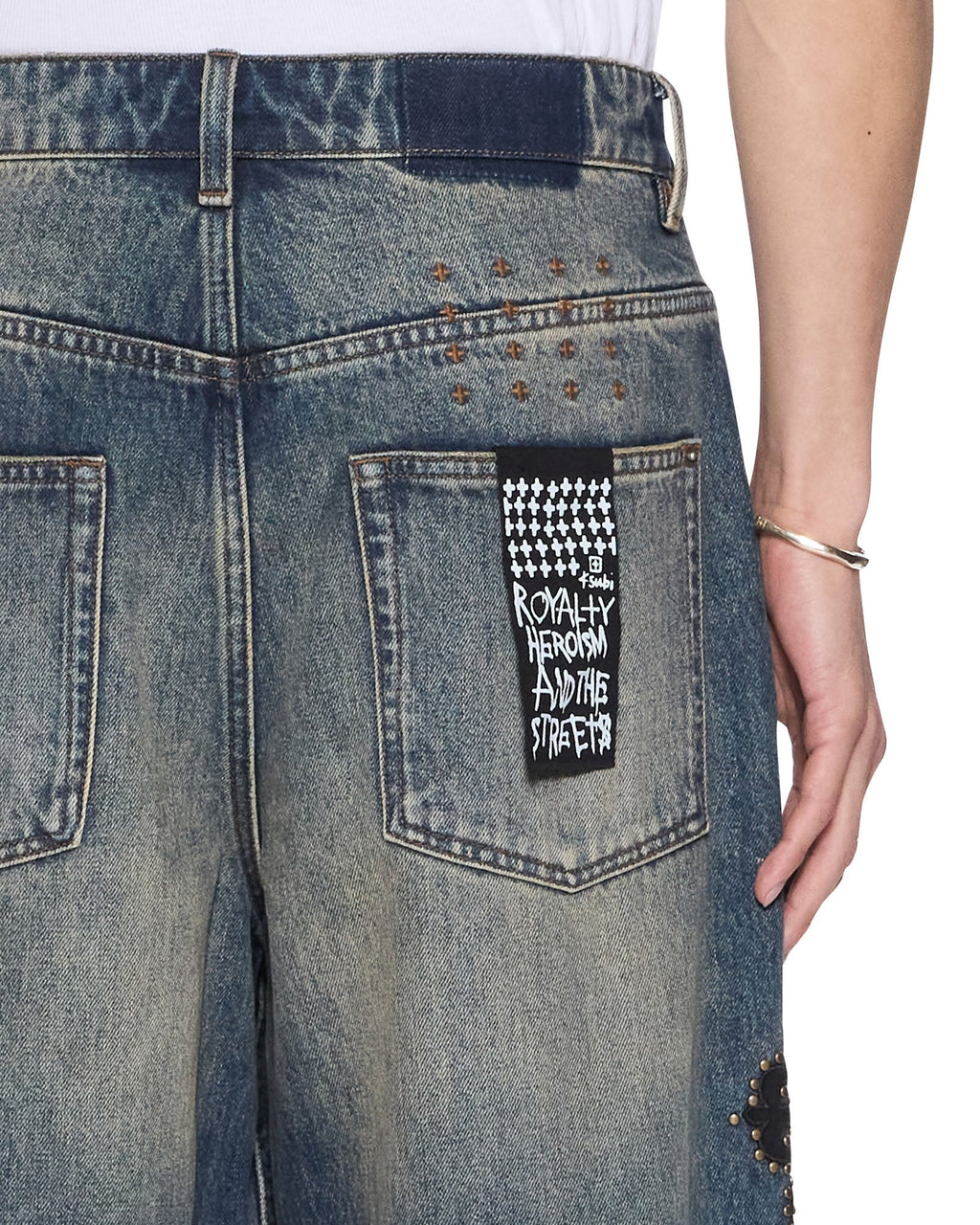 Mens Maxx Reup Blue Kaliba Relaxed Denim Jeans - Denim