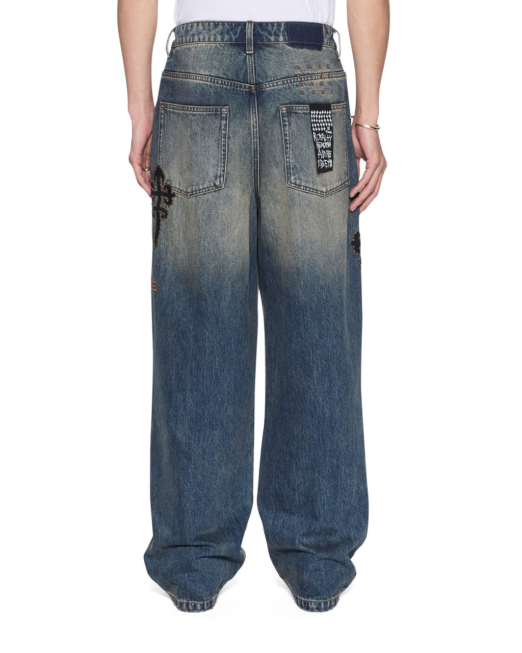 Mens Maxx Reup Blue Kaliba Relaxed Denim Jeans - Denim