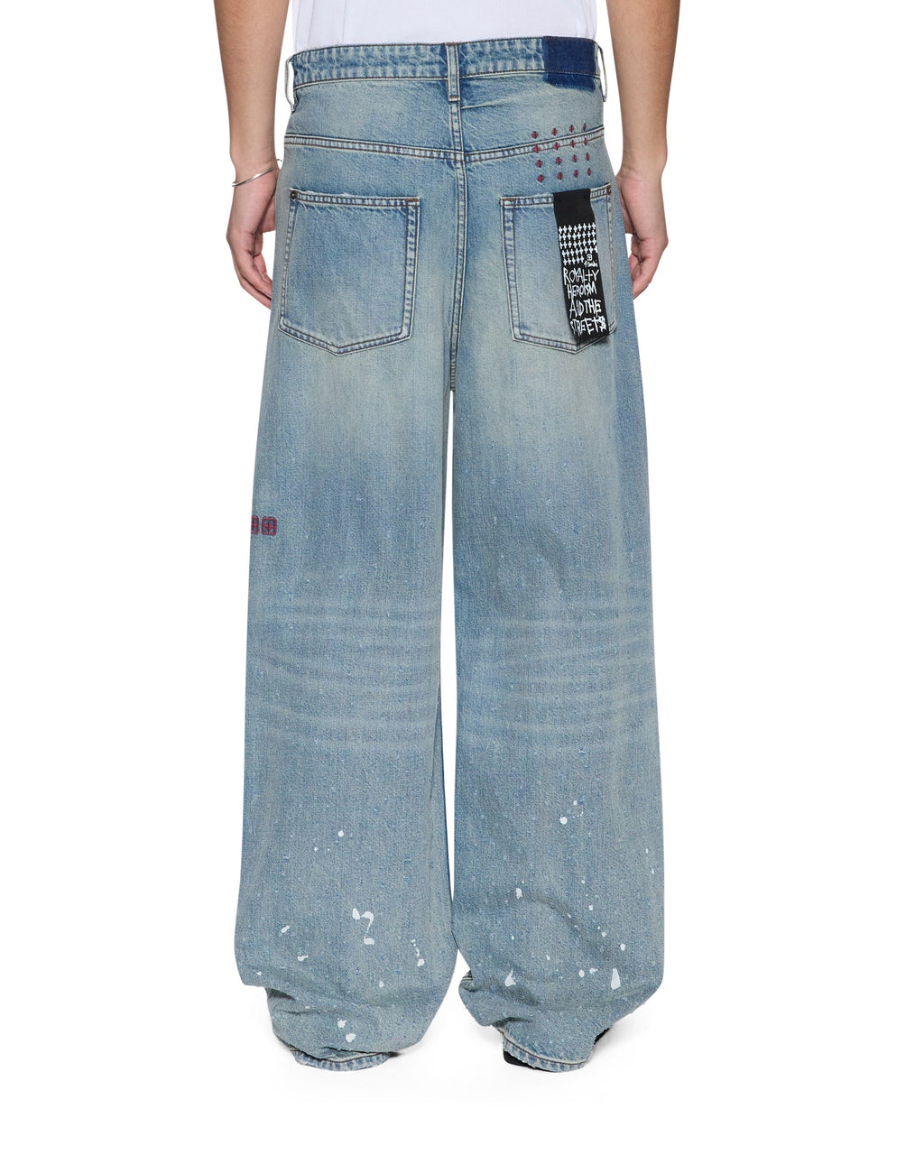 MENS MAXX SCATTER BLUE DENIM JEANS