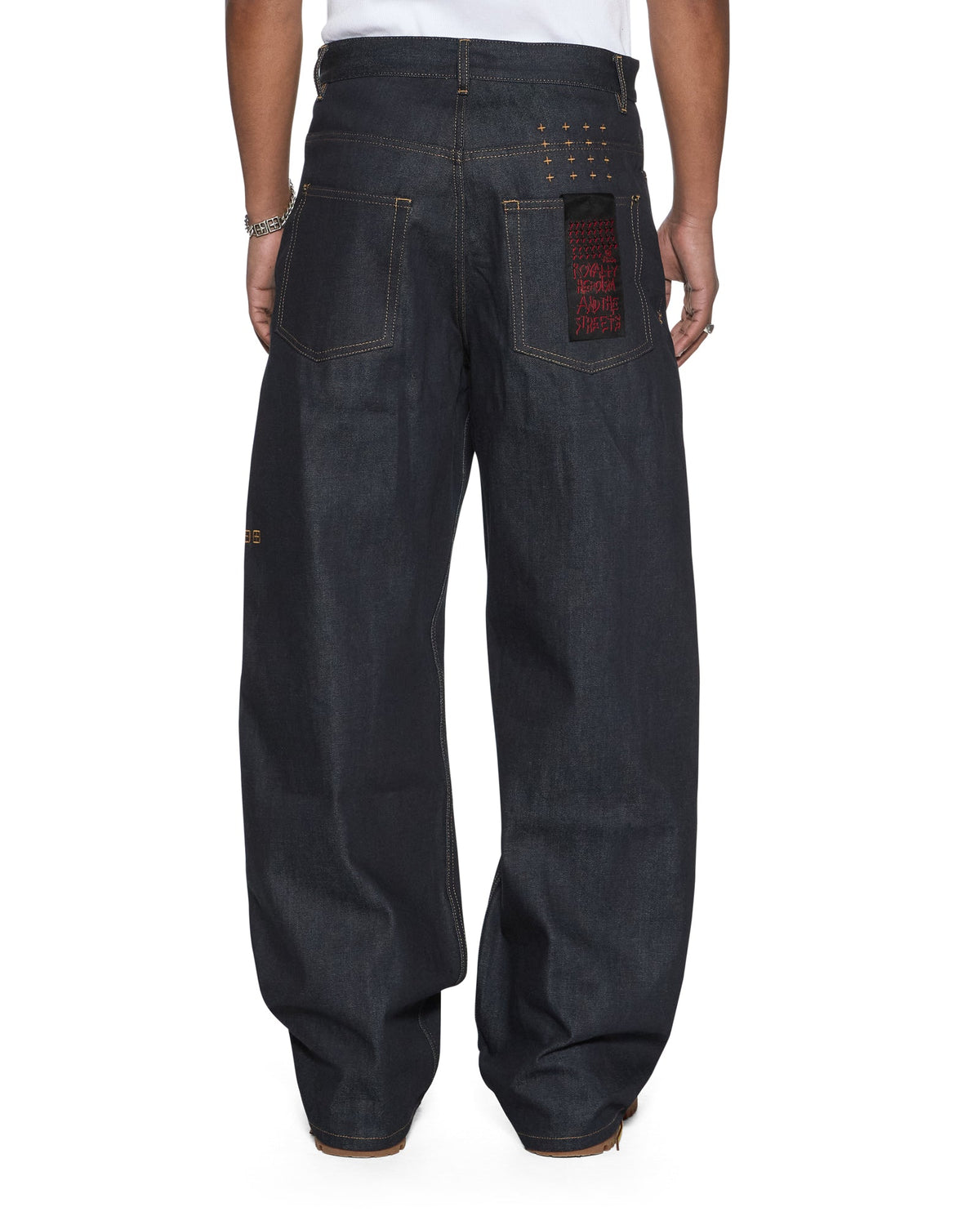 MENS MAXX SELVEDGE RAW BLUE DENIM JEANS
