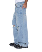 MENS MAXX STRIKER TRASHED DENIM JEANS