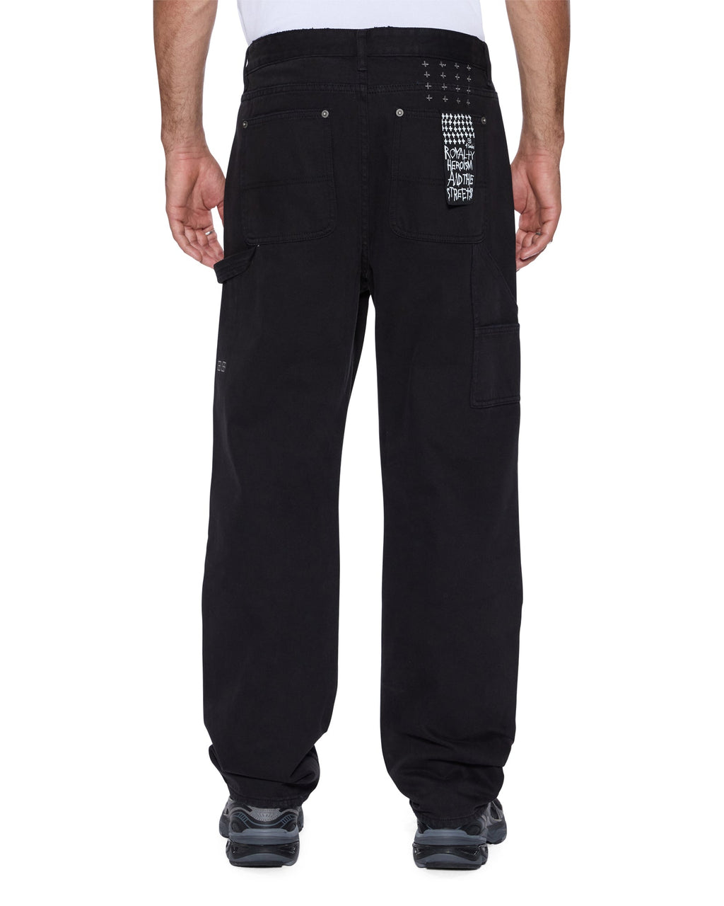 MENS OPERATOR PANT JASPER BLACK DENIM JEANS