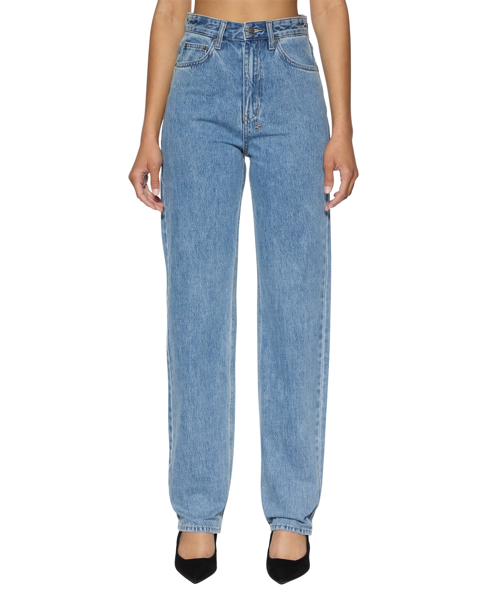 WOMENS  PLAYBACK AUTHENTIK STRAIGHT DENIM JEANS