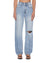 WOMENS  PLAYBACK DESTINY DISTRESSED STRAIGHT DENIM JEANS