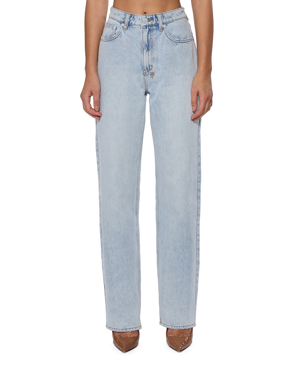 Womens Playback Statik Straight Denim Jeans - Denim