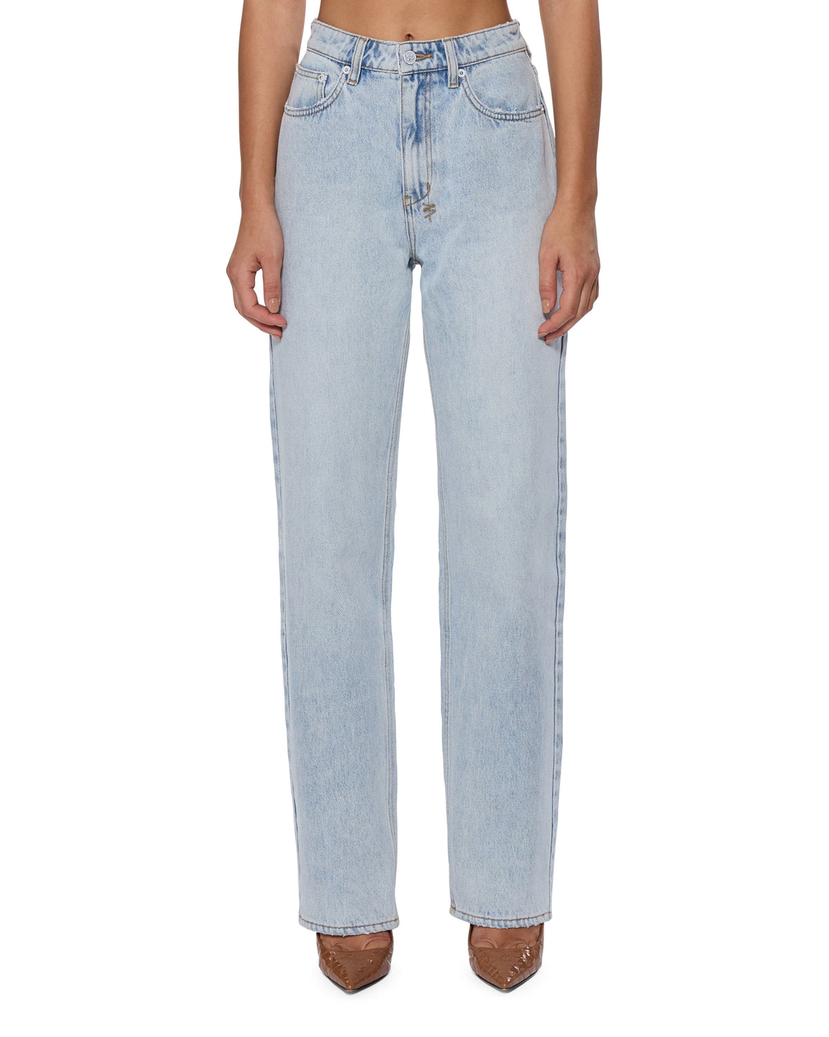 Womens Playback Statik Straight Denim Jeans - Denim